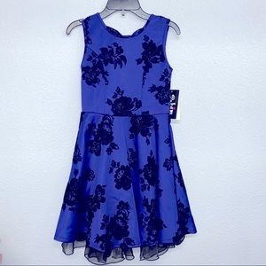 Girls 2hip blue dress NWT